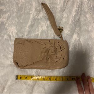 Tan Big Buddha Wristlet